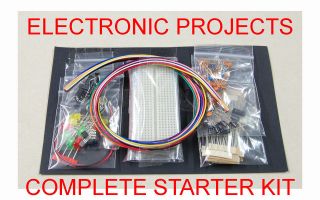 Electronic Project Beginners Starter Kit quality components pack with 
