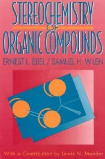   by Samuel H. Wilen and Ernest L. Eliel 1994, Hardcover