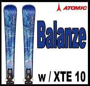 07 08 Atomic Balanze Skis 168cm w/XTE 10++ NEW 