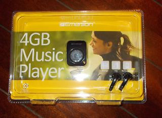 EMERSON 4GB MUSIC PLAYER ~STEREO HEADPHONE INCLUDED~ RECHARGEABLE