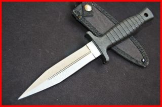 DOUBLE EDGE COMBAT ROUGH TERRAIN BOOT KNIFE HUNTING THROWING DAGGER 