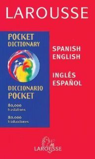 Larousse Pocket Dictionary  Spanish Eng