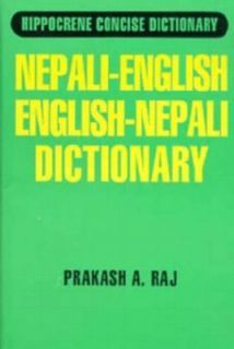 Nepali English   English Nepali Concise Dictionary by Prakash A. Raj 