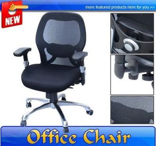 Deluxe Mesh Ergonomic Black Office Chair Seat Desk Computer Task 