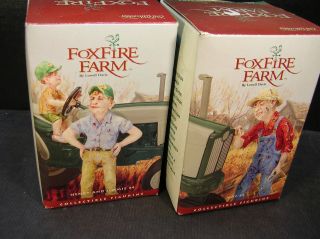 MIOB FOX FIRE FARM #3 MAC and #4 HENRY & JIMMY FARM SCENE COLLECTIBLE 