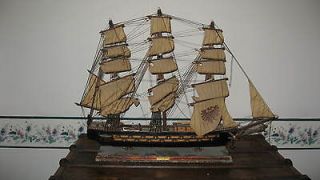   WOOD SHIP MODEL FRAGATA ESPANOLA ANO 1780, HAS THE MERMAID ON FRONT