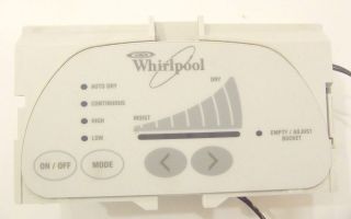 Whirlpool Dehumidifier Control Panel 1187912 1184916