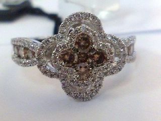   LeVian Chocolate & White Diamond Ring bought at _Size 6.5
