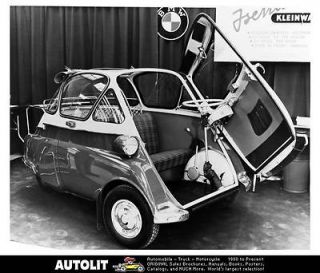 1957 1958 BMW Isetta 300 Microcar Factory Photo