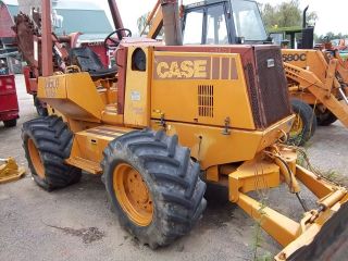 Case 860 Trencher 4way blade , turbo ,Diesel 8 feet trencher