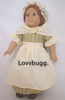 Work Gown fits American Girl Felicity Doll SELECTION +BEST CLOTHES 