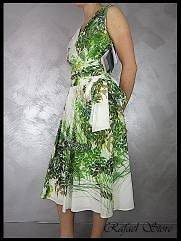 KLEIDER MANUFAKTUR HABSBURG Silk Floreal Woman Dress 44 IT Exclusive 