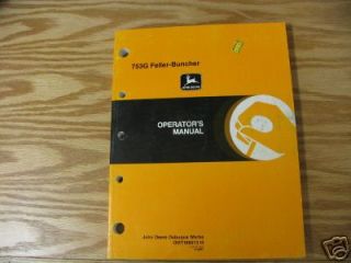 John Deere 753GL Feller Buncher Operators Manual