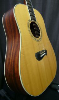 Tacoma DK14 Dreadnought Acoustic Guitar Koa Made in USA w/ohsc