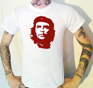 Che Guevara T Shirt Red (8 Sizes) Fidel Castro Cuba Revolution