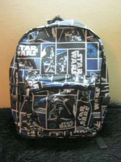 Star Wars Darth Vader book bag school supplies back pack Lucas films 