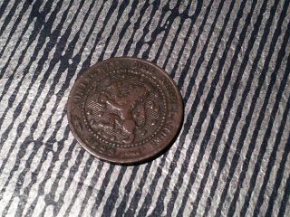 1899 Nederlanden 1 cent   rare coin, great find