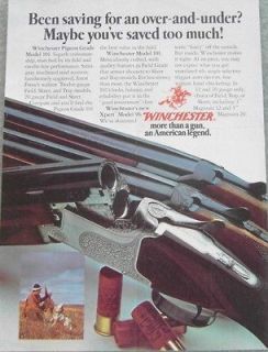 1977 WINCHESTER PIGEON GRADE MODEL 101 & XPERT MODEL 96 OVER/UNDER 
