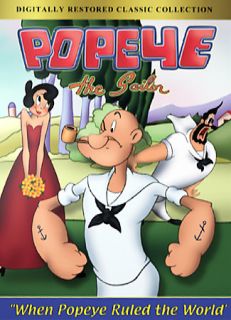 Popeye the Sailor   When Popeye Ruled the World DVD, 2002, Digitally 