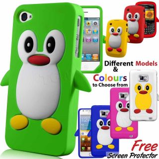   SILICONE SKIN CASE COVER & SCREEN PROTECTOR FITS VARIOUS MOBILE PHONES