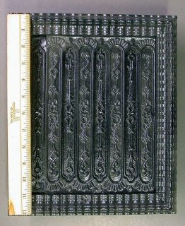 Rare Signed 1851 Antique Sliding Decorative Cast Iron Heating Register