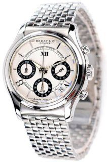 Bedat & Co. Mens No 8 Automatic Chronograph Stainless Steel Style 