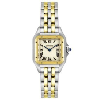 Cartier Womens W25029B6 Panthere 18K Gold and Stainless Steel Watch 