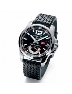 Chopard Mille Miglia Steel Black Rubber Mens Watch 16/8457: Watches 