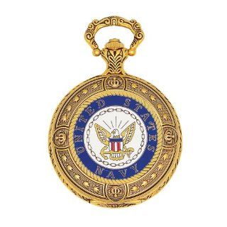 Jules Jurgensen 7382HC United States Navy Insignia Pocket Watch 
