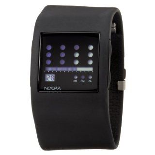 Nooka Unisex ZUB ZOT BK 38 Zub Zot Black Polyurethane Watch: Watches 