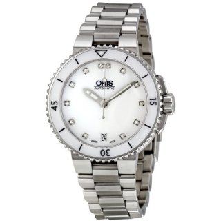 Oris Womens 733 7652 4191MB Diamond Watch: Watches: 