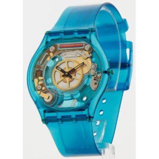 Swatch Blue Jelly Skin Womens Slim Watch SFN105 Watches 