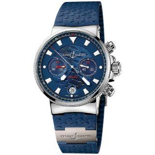 Ulysse Nardin Mens 353 68LE 3 Marine Blue Seal Watch: Watches:  