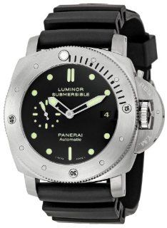 Panerai Mens M00305 Luminor Black Dial Watch Watches 