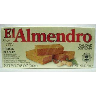 El Almendro Turron Blondo Traditional Soft Spanish Torrone With 