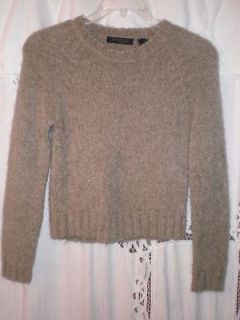 EXPRESS Womens Light Brown Thick Mohair Wool Sweater Size S