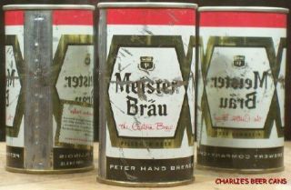   BRAU PILSNER BEER O/G FLAT TOP CAN PETER HAND CHICAGO ILLINOIS 46