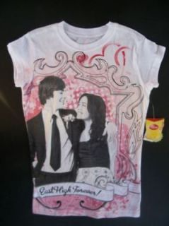 High School Musical Troy Gabriella Tee T Shirt White Pink Black NEW 7 