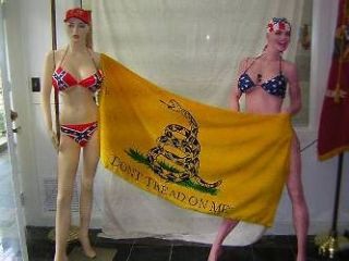 REBEL GADSDEN Dont Tread On Me Rattlesnake Snake Official USMC Flag 