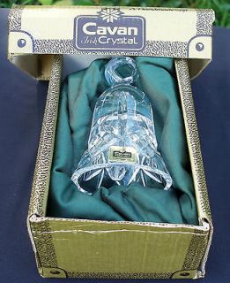BELL CAVAN IRISH CRYSTAL from 1988 Hand Cut Crystal Treasure Ireland 