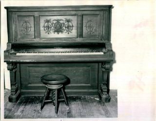 1971 Gamble Mansion 1840s Plantation Florida Antique Piano Kimball 