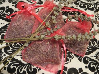 Fresh French Dried Lavender Flower Sachet Bags   Pink   *Fast & Free 