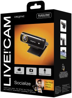 Creative Live Cam Socialize Webcam  Computer & Zubehör