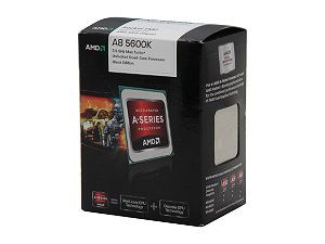 AMD A8 5600K Trinity 3.6GHz (3.9GHz Turbo) Socket FM2 100W Quad Core 