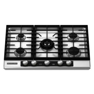 Ver KitchenAid 30 in 5 Burner Gas Cooktop (Stainless) at Lowes