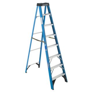 Shop Werner 8 ft Fiberglass Step Ladder at Lowes