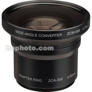 Konica Minolta ZCW 300 52mm 0.75x Wide Angle Converter Lens & Lens 