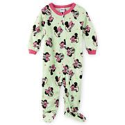 Minnie Mouse Footed Pajamas   Girls 12m 24m $11original $6clearance