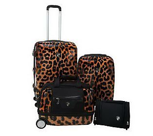 Heys 3 pc Hardside Spinner Luggage Set w/ Toiletry Bag — 
