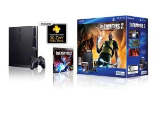 Sony Playstation 320GB Console Bundle   Includes Infamous 2 Video Game 